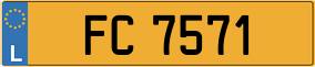 Truck License Plate